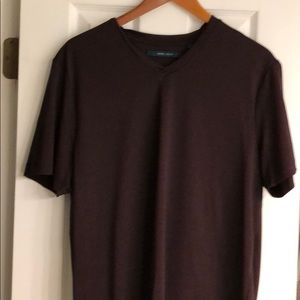 Perry Ellis Large Maroon dress shirt